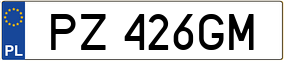 Truck License Plate